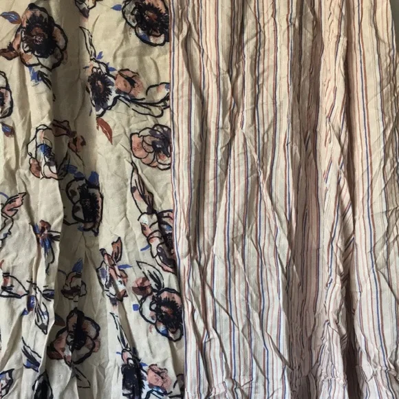 ❌donated❌Floral faux wrap and striped skirt - Picture 8 of 11